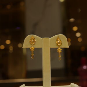 Gold Chandelier-Styled Earrings