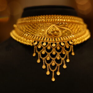 Designer Imitation Gold Choker Necklace