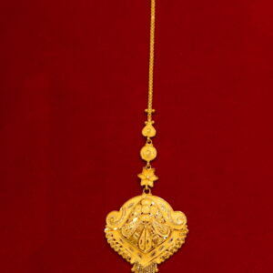 Micro Gold Polish Maang Tikka for Ladies