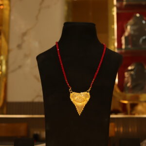 Red and Golden Traditional Mangalsutra