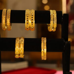 Gold-Plated Traditional Indian Bangles
